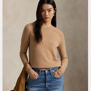 LAUREN RALPH LAUREN 100% CASHMERE SWEATER EXCLUSIVE LUXURY VINTAGE BOATNECK EUC